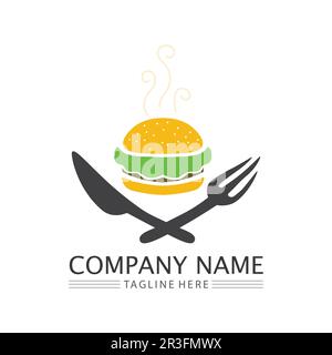 Cakes and Bakery icon logo design food vector bread vector, and symbol and icon food Stock Vector