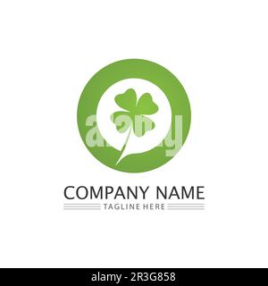 Logos of green Tree leaf ecology nature element vector Stock Vector