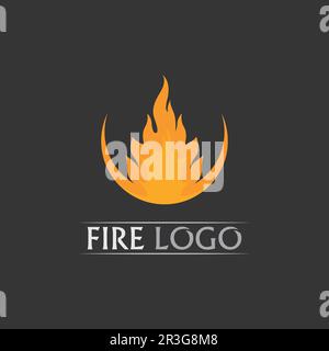 Fire flame vector illustration design template power, hot, icon, logo, light, devil, blaze, abstract Stock Vector
