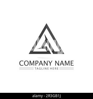 Arrow logo  design vector for music, media, play, digital audio and speed, finance, business template logo Stock Vector