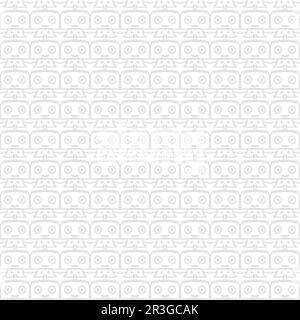 seamless emoticon patterns Stock Photo
