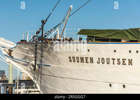 Suomen Joutsen Is A Steel-hulled Full-rigged Ship With Three Square 