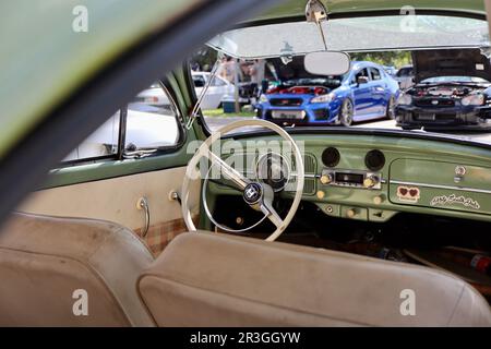 VW Bug Interior Stock Photo