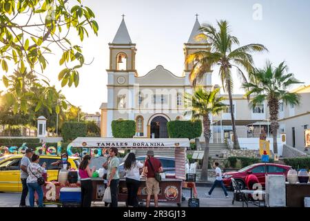 Misión San José del Cabo, Baja California Sur, at sunset Stock Photo