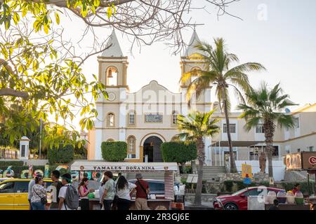 Misión San José del Cabo, Baja California Sur, at sunset Stock Photo