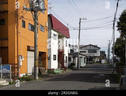 kushiro, hokkaido, japan, 2023/11/05 , Landscape of the city of Kushiro in Hokkaido, Japan. Stock Photo