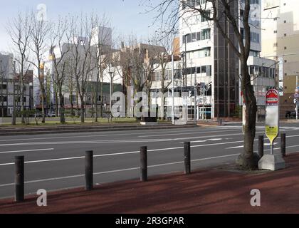 kushiro, hokkaido, japan, 2023/11/05 , Landscape of the city of Kushiro in Hokkaido, Japan. Stock Photo