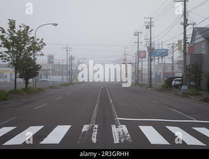 kushiro, hokkaido, japan, 2023/11/05 , Landscape of the city of Kushiro in Hokkaido, Japan. Stock Photo