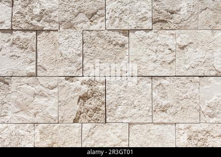 Travertino Marble on this white wall background Stock Photo