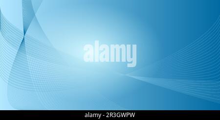 Abstract header background with stripes and gradients in blue, vector ...
