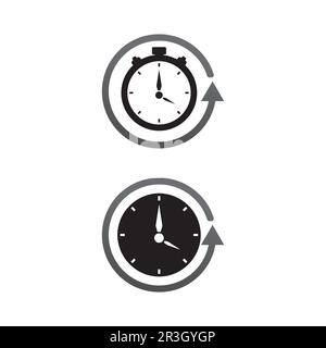 Faster Logo Template vector icon illustration design Stock Vector