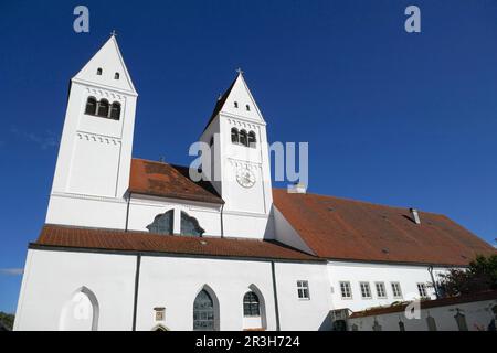 Steingaden Monastery in Upper Bavaria Stock Photo
