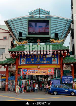 Petaling Street, Chinatown, Kuala Lumpur, Malaysia Stock Photo