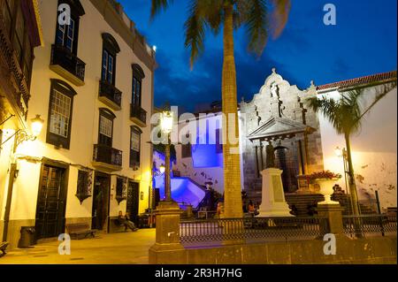 Plaza de Espagna, Santa Cruz de la Palma, La Palma, Canary Islands, Spain Stock Photo