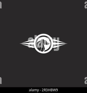 wolves logo, fox, wolf head, animal vetor and logo design wild  roar dog illustration, abstract for game logo symbol head animal Stock Vector