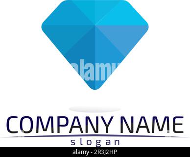 Jewelry logo symbol design with beautiful woman portrait and golden ...