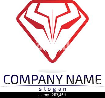 Diamond and Jewel design vector Logo Template symbol Stock Vector