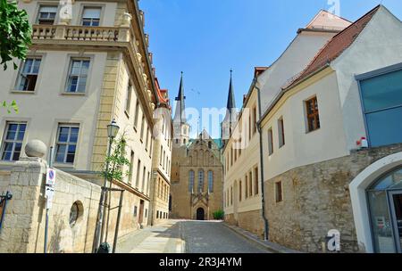 Merseburg cathedral St. Johannes and St. Laurentius Stock Photo