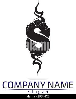 Business corporate letter S logo design vector Stock Vector