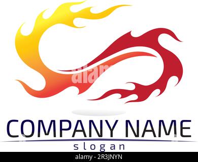infinity logo and symbol template icons app design Stock Vector