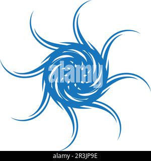 Sound waves vector illustration design template Stock Vector