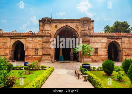 Ahmedshah Masjid or Sultan Ahmed Shah Mosque in the city of Ahmedabad, Gujarat state of India Stock Photo