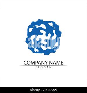Water drop Logo Template vector illustration design Stock Vector