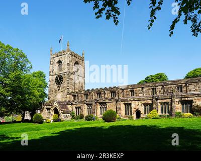 Holy Trinity grade I listed church in Skipton North Yorkshire England Stock Photo