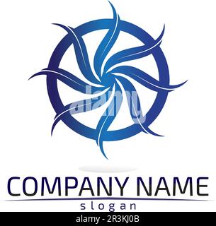 water drop Logo Template vector illustration design Stock Vector