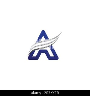 A Letter Template vector icon illustration design Stock Vector