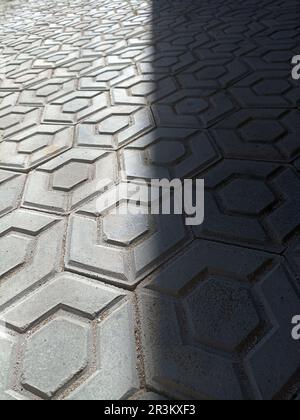 Floor texture from pavement blocks. Stock Photo