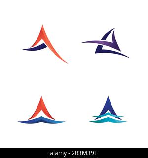 A Letter Template vector icon illustration design Stock Vector