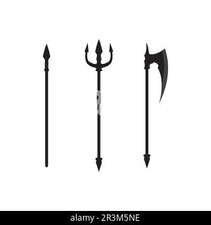 Cross swords, saber and blade logo icon flat Simple vector symbol and bonus icon Stock Vector