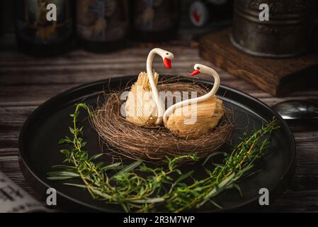 Korea traditional grilled eel food，jangeo gui is korean style grilled eel Stock Photo