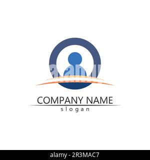 people Community,care group network and social icon design logo and template Stock Vector