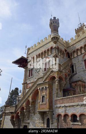 Mackenzie Castle, or Castello Mackenzie, an ornate Neo-Gothic building ...