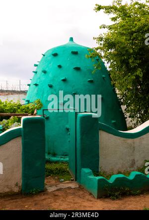 Nur ibn Mujahid green tomb of Emir Nur, Harari Region, Harar, Ethiopia Stock Photo