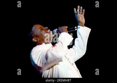 Milan Italy 1997-07-02 : Earth, Wind & Fire  live concert at the Forum Assago Stock Photo