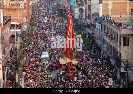 Rato Machhindranath Jatra - Nepal Festival Stock Photo