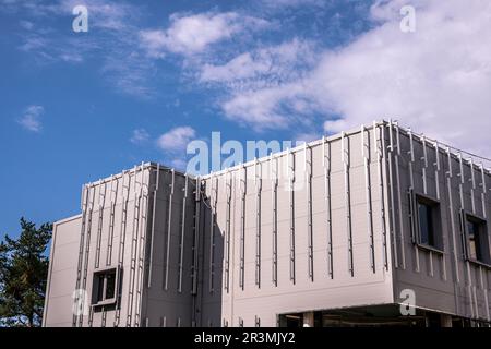 Photo inspiration: Visual Reference: Cladding Facades With Decorative Panels Building House Stock Photo