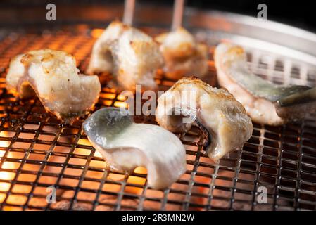 Korea traditional grilled eel food，jangeo gui is korean style grilled eel Stock Photo