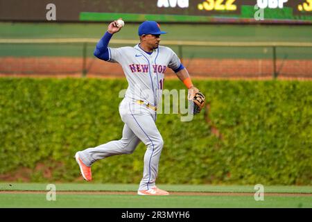 This is a 2023 photo of Eduardo Escobar of the New York Mets baseball team.  This image reflects the Mets active roster as of Thursday, Feb. 23, 2023,  when this image was