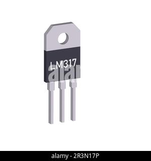 vector design of transistor Stock Vector