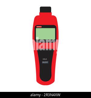 Vector illustration of tachometer isolated on white background Stock Vector