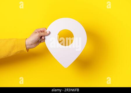 3D map pin Stock Photo