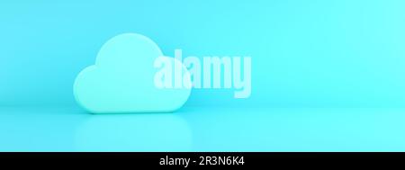 3d cloud panoramic Stock Photo