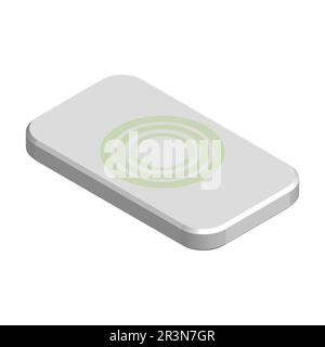 3d render vector design of Wi-Fi device Stock Vector