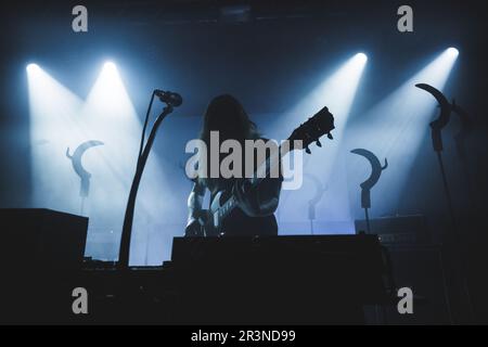 Tilburg, Netherlands. 22nd, April 2023. The French musical project Mütterlein performs a live concert during the Dutch music festival Roadburn Festival 2023 in Tilburg. (Photo credit: Gonzales Photo - Peter Troest). Stock Photo