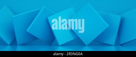 Geometric shapes panoramic Stock Photo