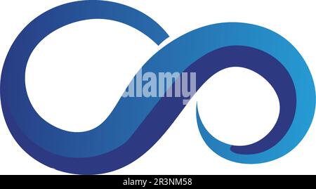 infinity logo and symbol template icons app Stock Vector